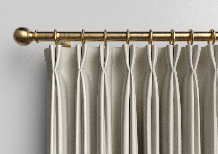 Corrugation, Pale Cream - Made to Measure Curtains - Image 10